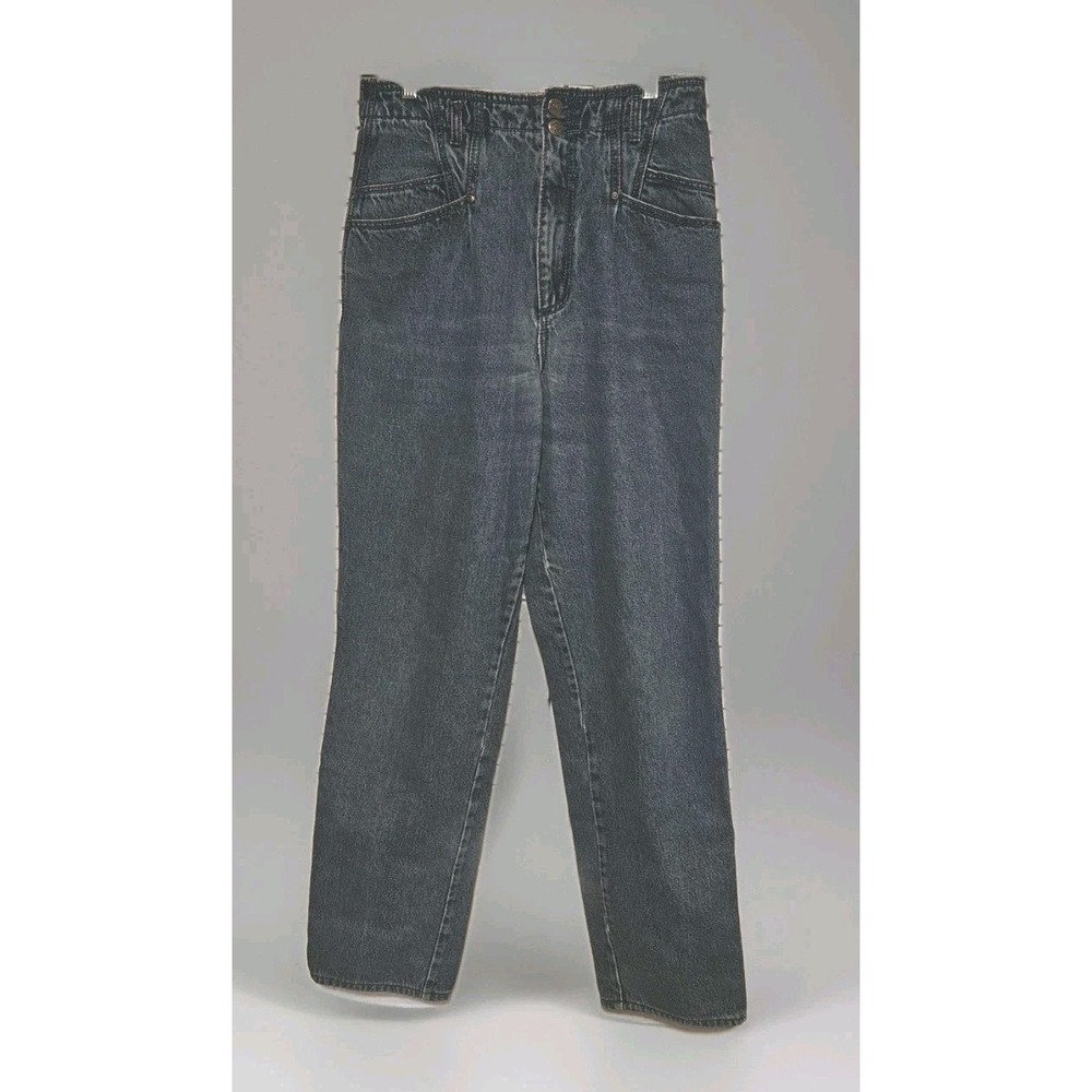 Vtg 80s Wrangler Bareback High Waisted Denim Jeans 15/16 Cowgirl Rodeo Large Sz
